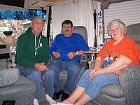 This picture is of Steve Bahr, Jerry Boysel and June Bahr, Branson, Mo. Veteran;s Day 2006