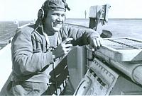 Lenny Kurpell, port cat deck edge operator 1959-60 cruise