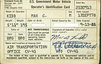 Max Kidd CV-41 Equipment License