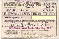 Subic Bay Drivers License - courtesy of John Mscisz