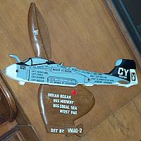 Cubi O Club plaque on display at the Naval Aviation Museum in Pensecola, FL - courtesy of José Lahoz