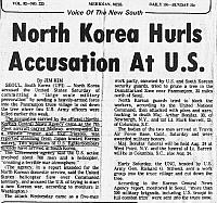 The Meridan Star "The Cherry Tree chop down" - Midway responds when two Army officers are killed by North Korea - Cour