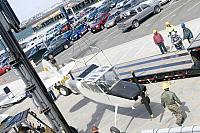 Off-loading Bird Dog from truck [03-09-10] - Clint Griffin photo