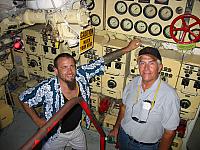 Jim Adkins (L) and Marshall Wiseman (R) in the Foxtrot sub