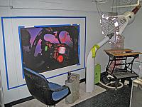 This display will have a BN ejection seat with the console in front of it.  To your left is a picture of the BNs view of the pi